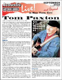 Tom Paxton As Luck - and talent - Would Have It by Richard Cuccaro It’s